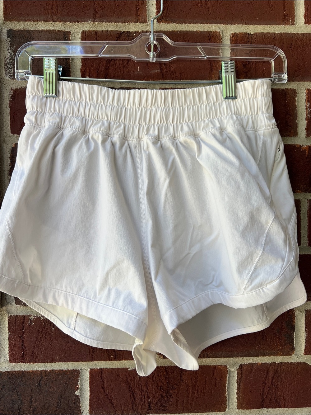 lululemon athletica White Women's Athletic Shorts - Elastic Waist